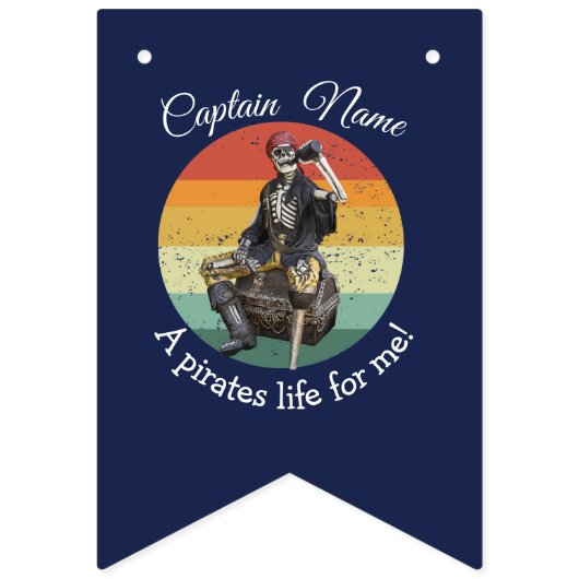 Pirate Bunting Flags Vlaggetjes (Derde vlag)