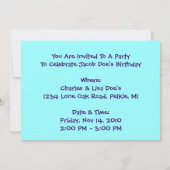 Pirate Buried Treasure Underwater Life Invitation Kaart (Achterkant)