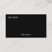 Pirate Business/Profile Card Visitekaartje (Achterkant)