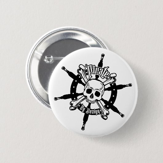 Pirate Button (Voorkant /achterkant)