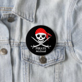 PIRATE BUTTONNEN - PERSONALIZE - COLLECTIE RONDE BUTTON 7,6 CM (In situ)