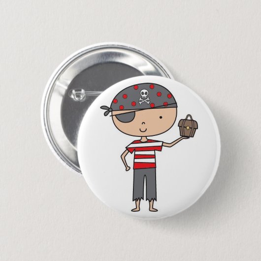 Pirate Buttonnen Ronde Button 5,7 Cm (Voorkant /achterkant)