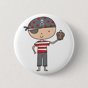 Pirate Buttonnen Ronde Button 5,7 Cm