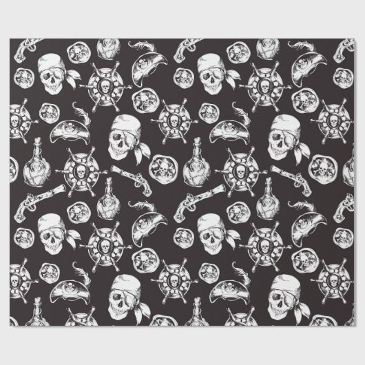 Pirate Cadeaupapier (Vlak)