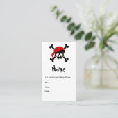 Pirate Calling Card Contactkaartje (Staand voorkant)