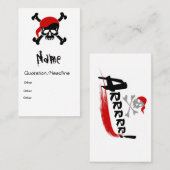 Pirate Calling Card Contactkaartje (Voorkant / Achterkant)