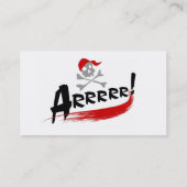 Pirate Calling Card Contactkaartje (Achterkant)