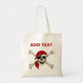 Pirate Canvas tas (Voorkant)