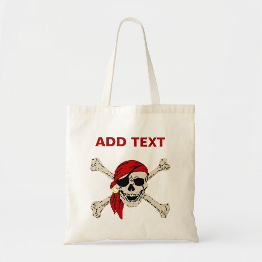 Pirate Canvas tas (Voorkant)