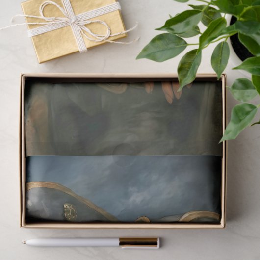 Pirate Captain and Queen | Caribbean Nautical  Tissuepapier (Geschenk)