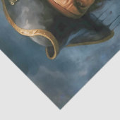 Pirate Captain and Queen | Caribbean Nautical  Tissuepapier (Detail)