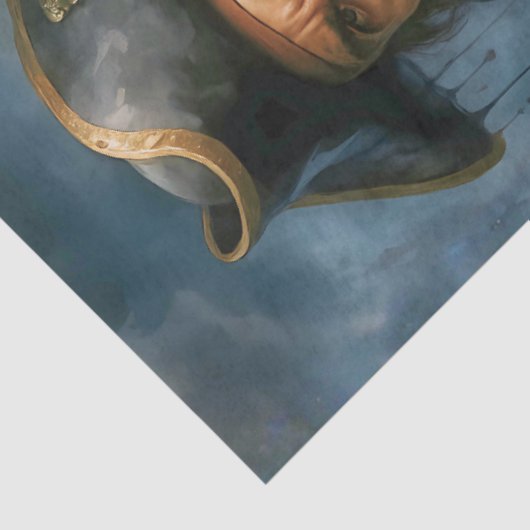 Pirate Captain and Queen | Caribbean Nautical  Tissuepapier (Detail)