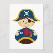 Pirate Captain Briefkaart (Voorkant)