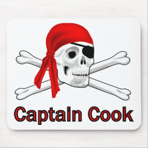 Pirate Captain Cook Mousepad Muismat