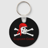 Pirate Captain Cook Sleutelhanger (Voorkant)