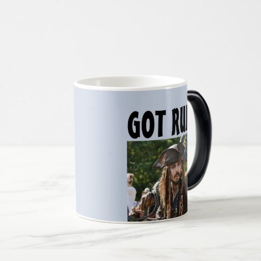 PIRATE CAPTAIN COSPLAY COFFEE MUGS MAGISCHE MOK (Voorkant rechts)