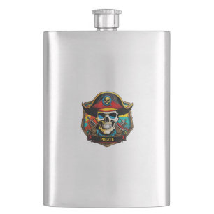 Pirate Captain Flask Flacon