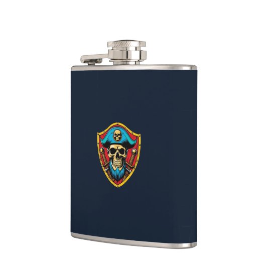 Pirate Captain Flask Heupfles (Links)