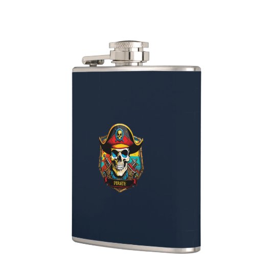 Pirate Captain Flask Heupfles (Links)