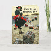 Pirate Captain Kidd Buried Treasure van Howard Pyl Kaart (Voorkant)