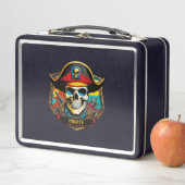 Pirate Captain Metal Lunchbox (In situ)