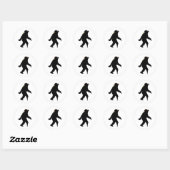 Pirate Captain Sasquatch Ronde Sticker (Vel)