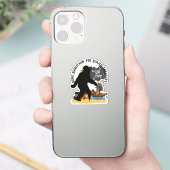 Pirate Captain Sasquatch Sticker (Telefoon)