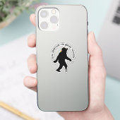 Pirate Captain Sasquatch Sticker (Telefoon)