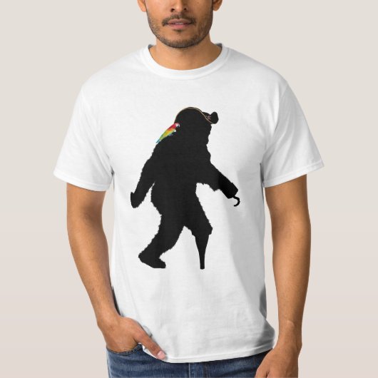 Pirate Captain Sasquatch T-shirt (Voorkant)