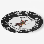 Pirate captain schip Papieren Borden Bordje (Gekanteld)