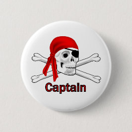 Pirate Captain Skull en Botten Button