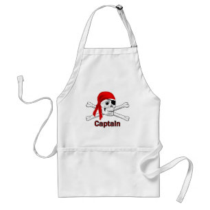 Pirate Captain Skull en Botten Schort