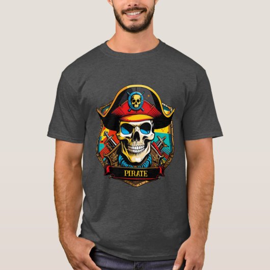 Pirate Captain T-shirt (Voorkant)