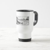 Pirate Captain Travel Mug Reisbeker (Voorkant rechts)