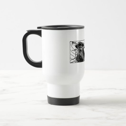 Pirate Captain Travel Mug Reisbeker (Links)