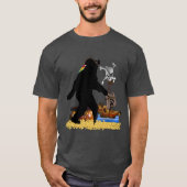 Pirate Captain Treasure Chest Sasquatch T-shirt (Voorkant)
