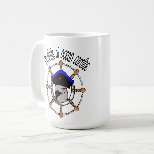 Pirate caribbean koffiemok (Voorkant links)