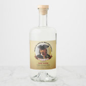 Pirate Caribbean Rum Likeurfles Etiket (Voorkant)