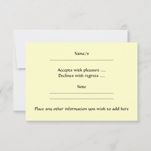 Pirate Cartoon. RSVP Kaartje (Voorkant)