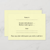 Pirate Cartoon. RSVP Kaartje (Voorkant / Achterkant)