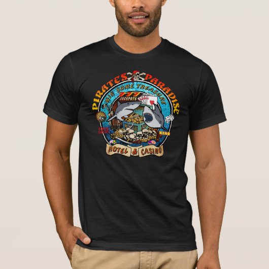 Pirate Casino T-Shirt (Voorkant)