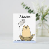 Pirate Cat Adventure Briefkaart (Staand voorkant)