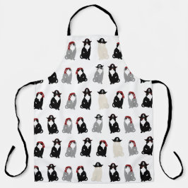 Pirate Cat Allover Print Schort