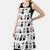 Pirate Cat Allover Print Schort (Insitu)