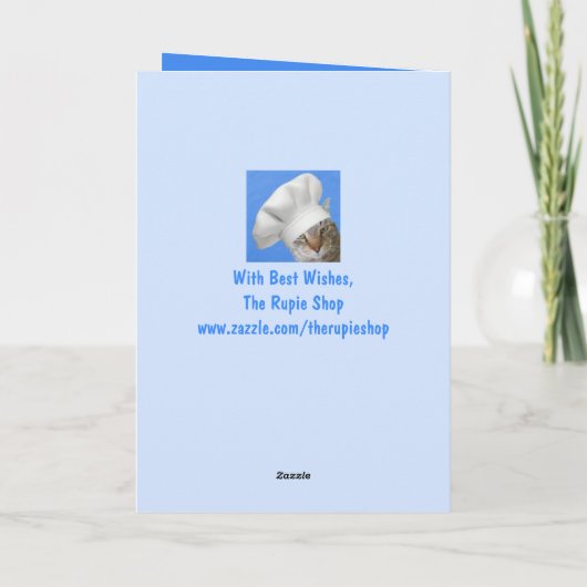 Pirate Cat Funny Birthday Kaart (Achterkant)