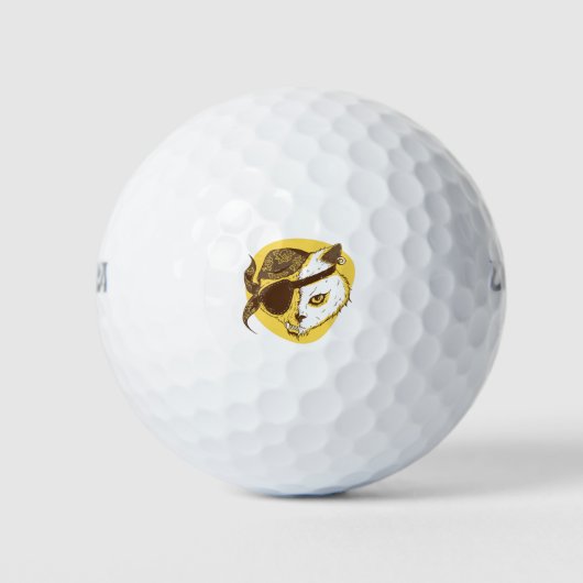 Pirate Cat Golfballen (Voorkant)