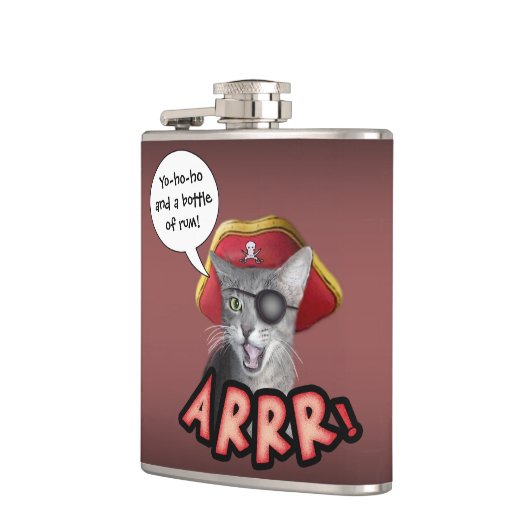 Pirate Cat Heupfles (Links)