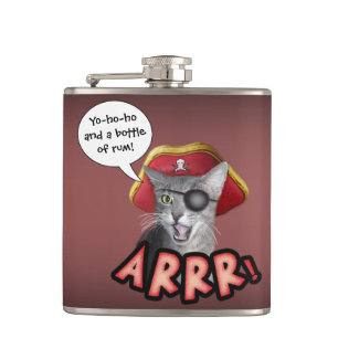 Pirate Cat Heupfles