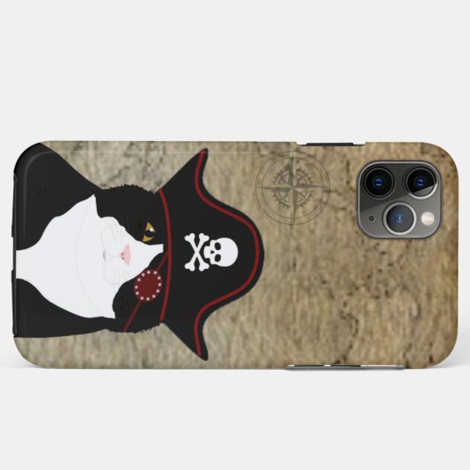Pirate Cat iPhone Case (Achterkant (horizontaal))