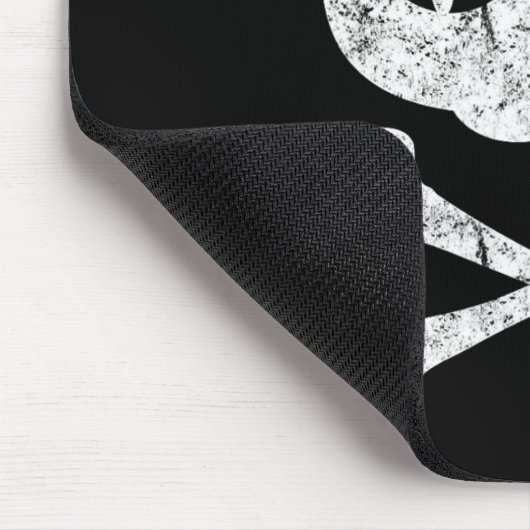  Pirate Cat Kitten Halloween Skull Cross Bo Muismat (Hoek)